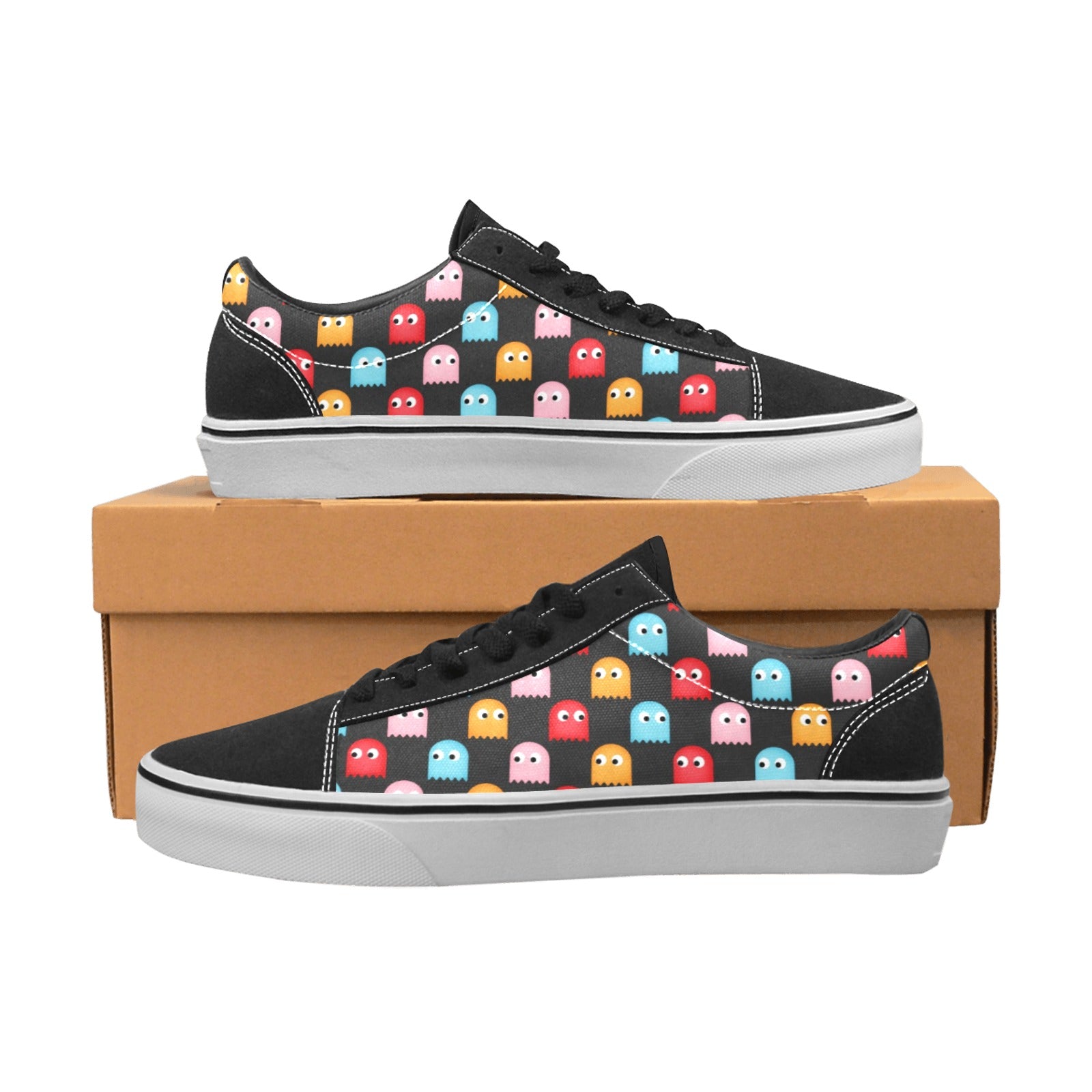Pac Men's Lace-Up Canvas Shoes (Model E001-2)