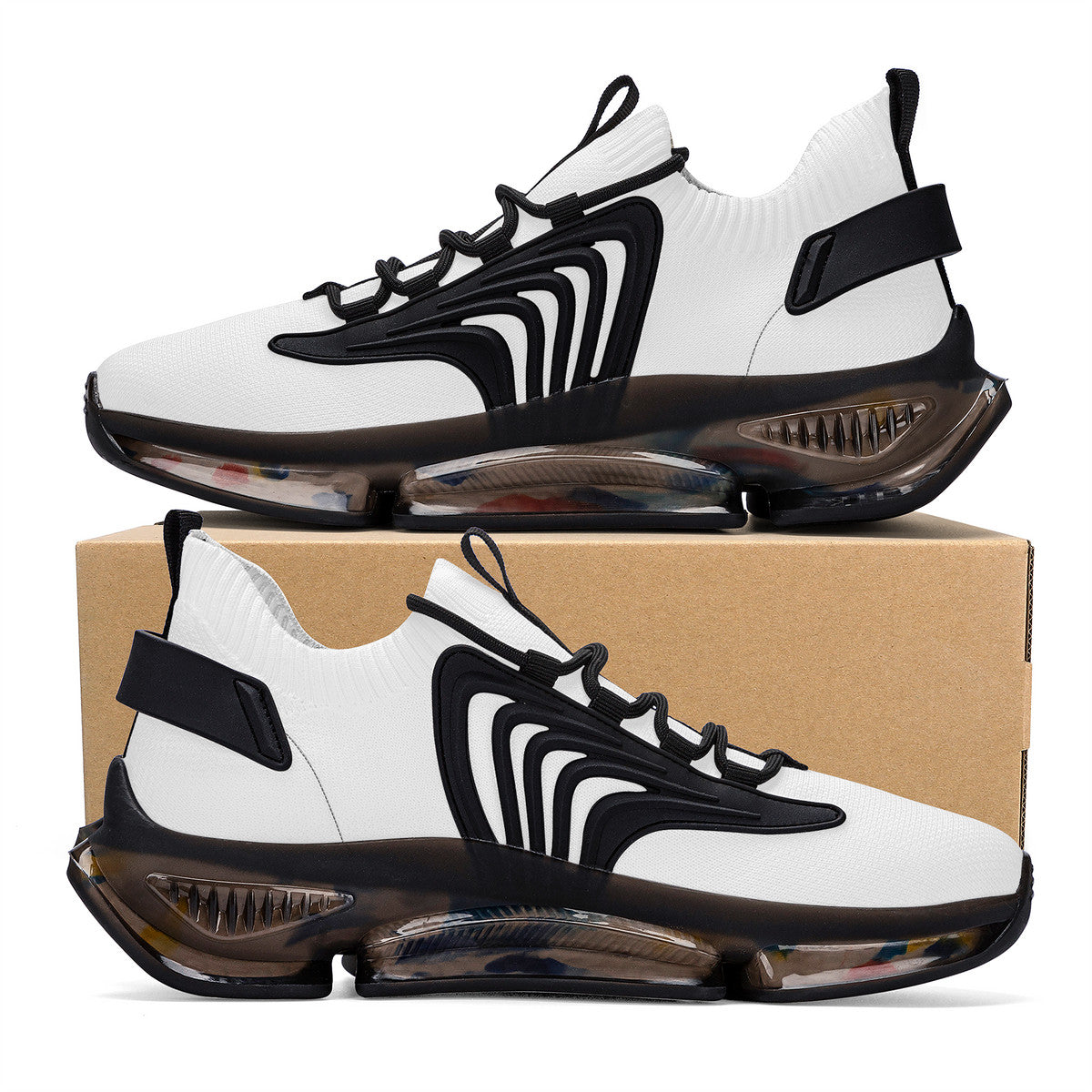 SF_S36 Air Max React Sneakers - Black