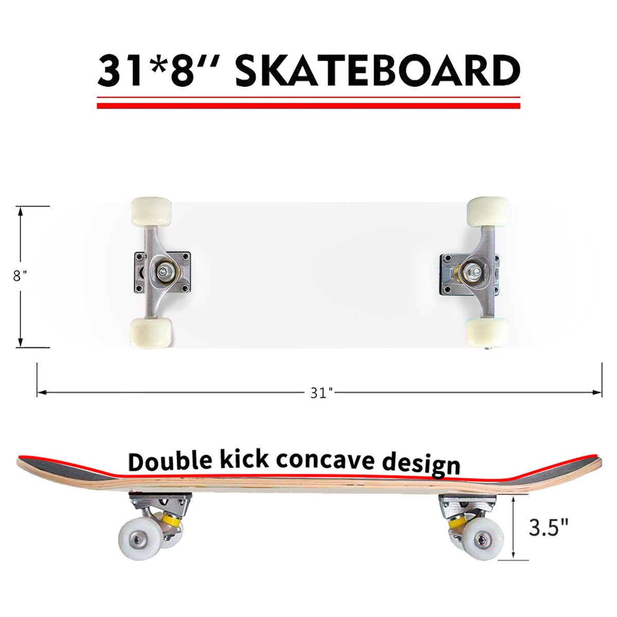 Complete Skateboard (Made in USA)