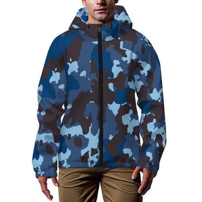 Hooded Short Trench Coat(All-Over Printing)
