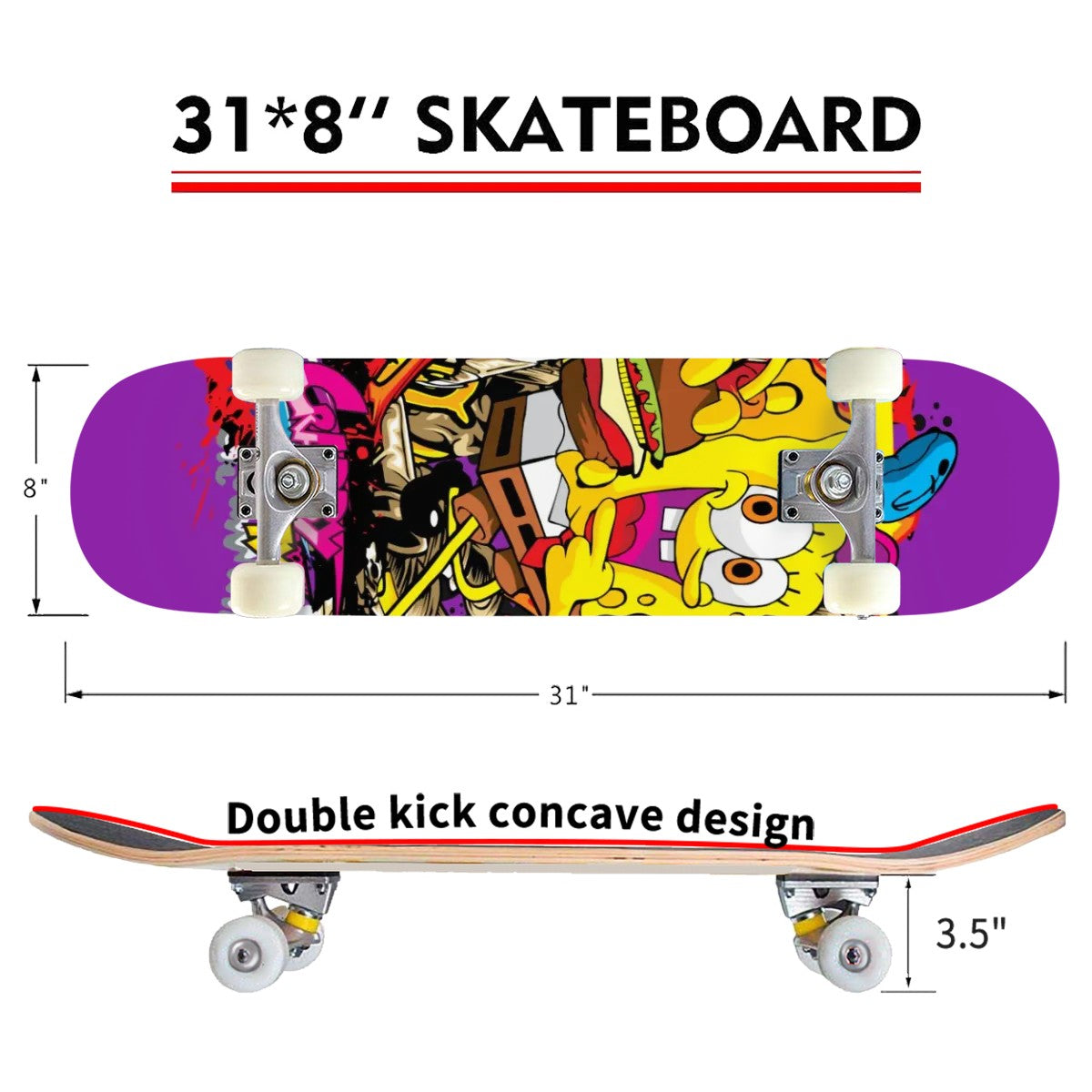 Complete Skateboard (Made in USA)