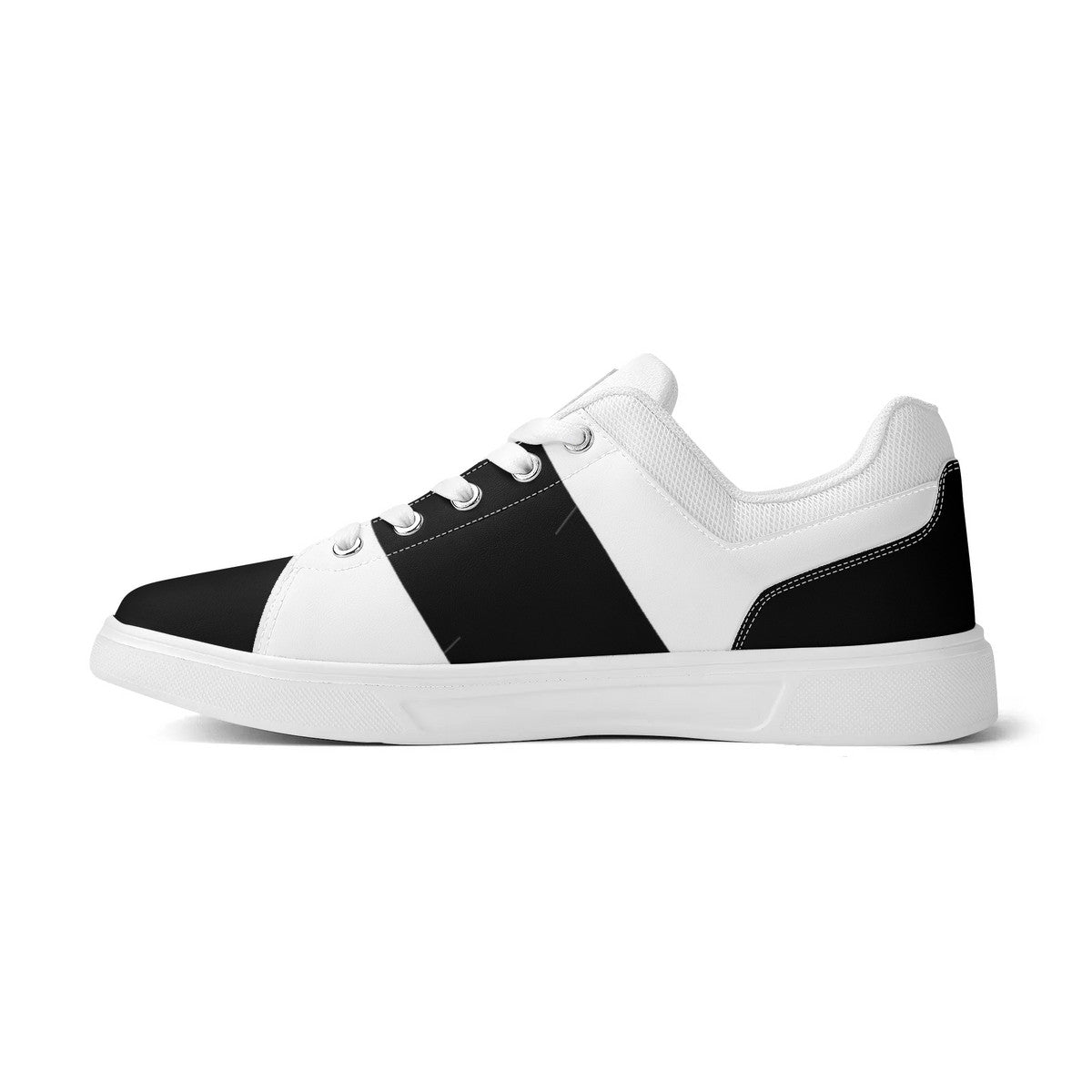 of Chill City tribe black Adult Low-Top Premium Synthetic Leather Shoes