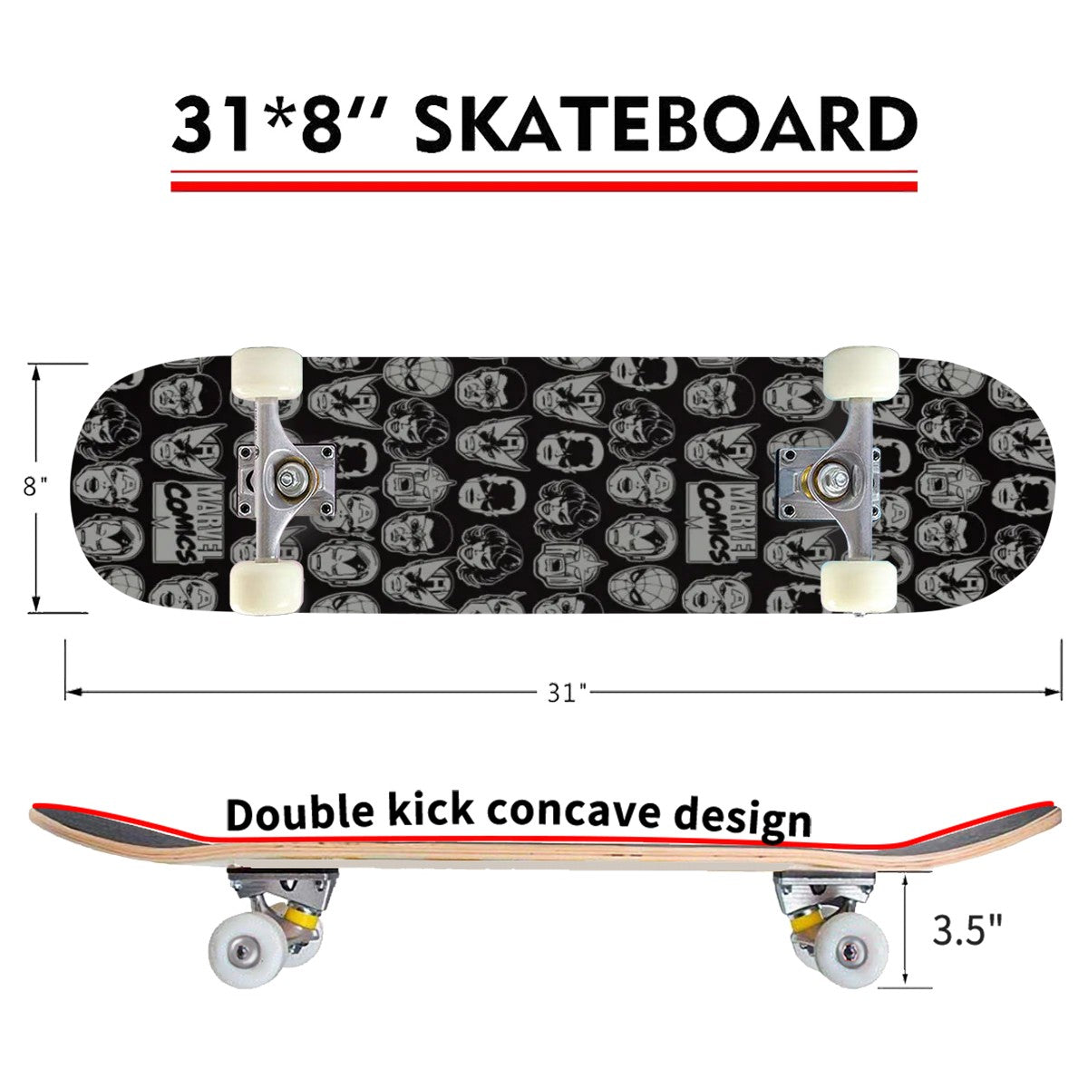 Complete Skateboard (Made in USA)