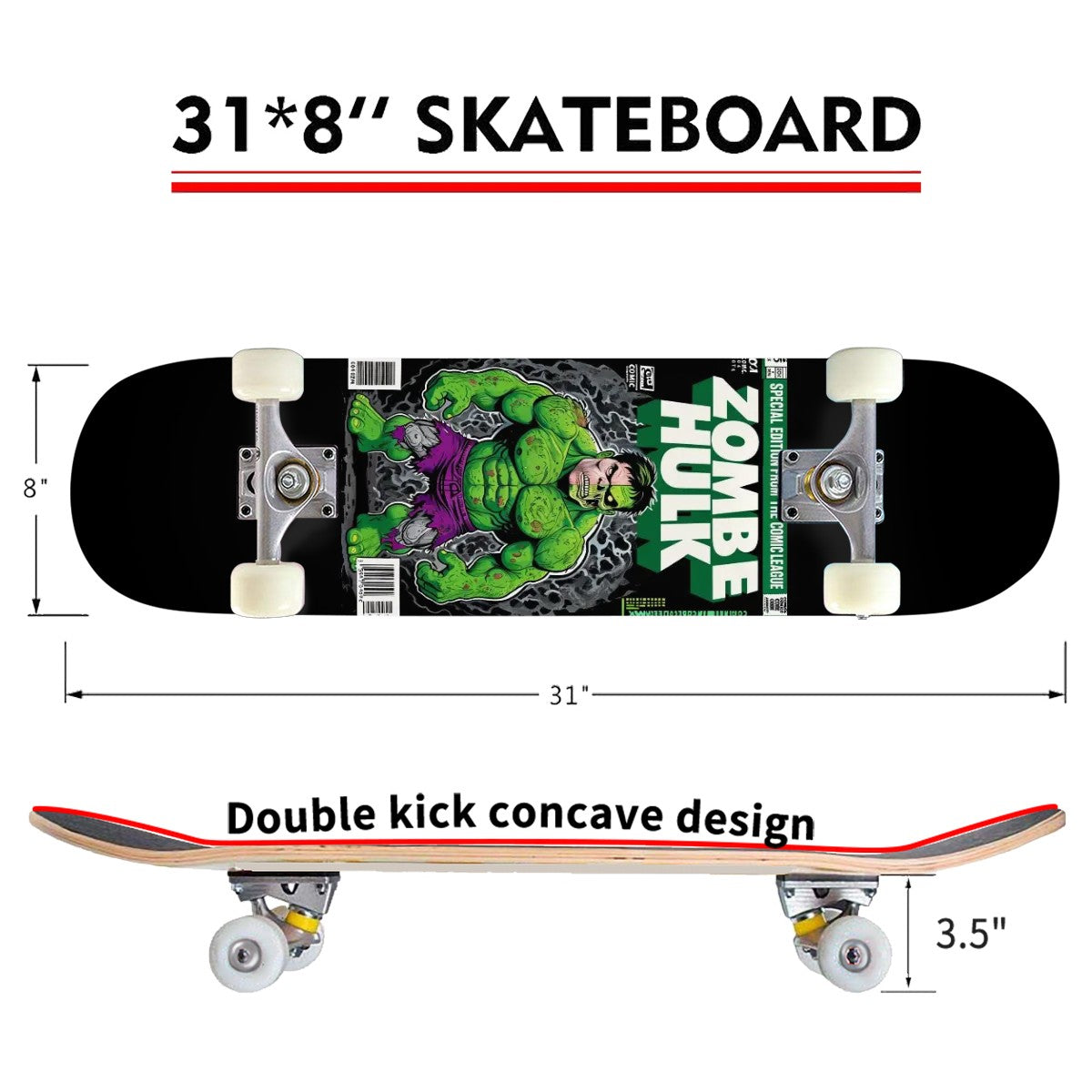 Complete Skateboard (Made in USA)