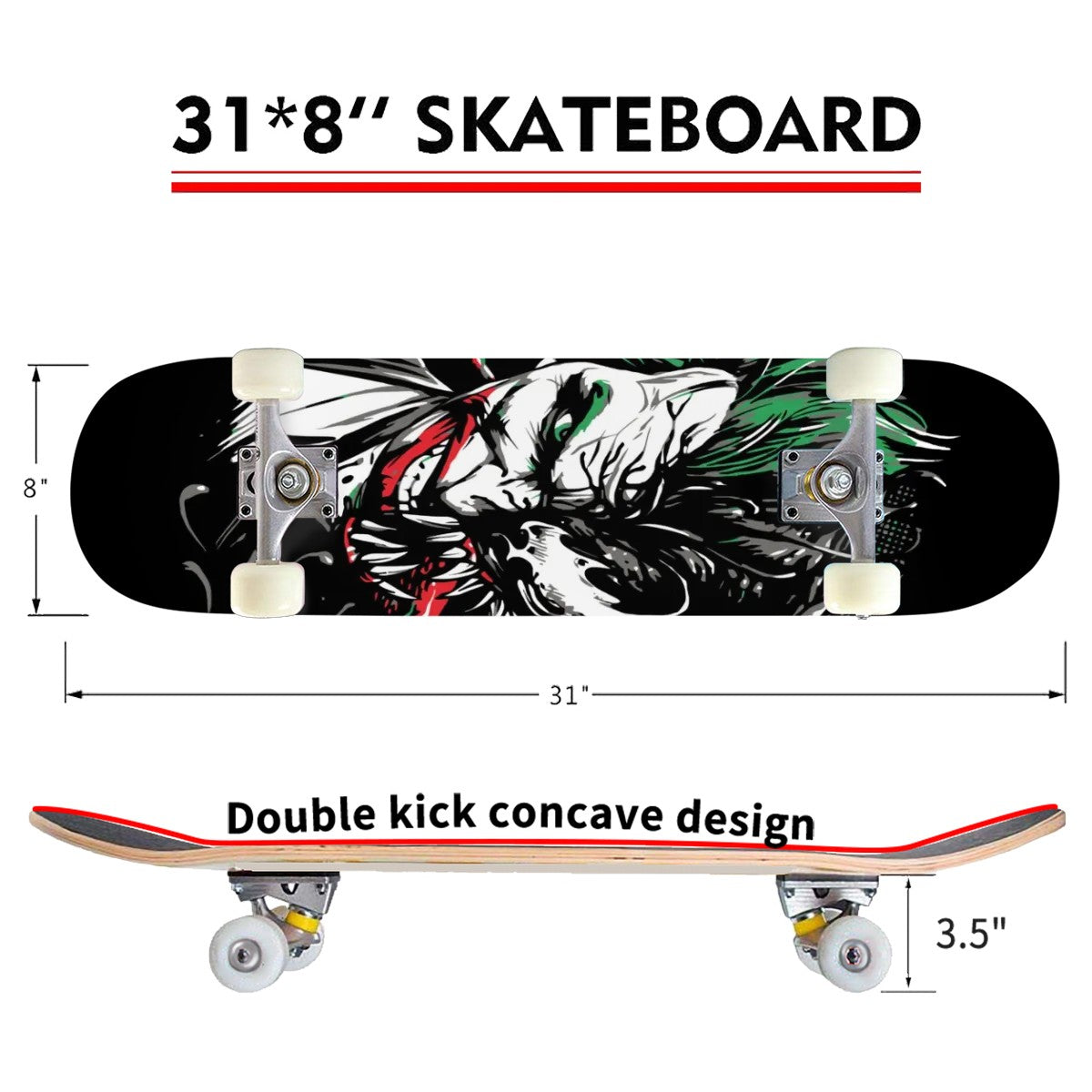 Complete Skateboard (Made in USA)
