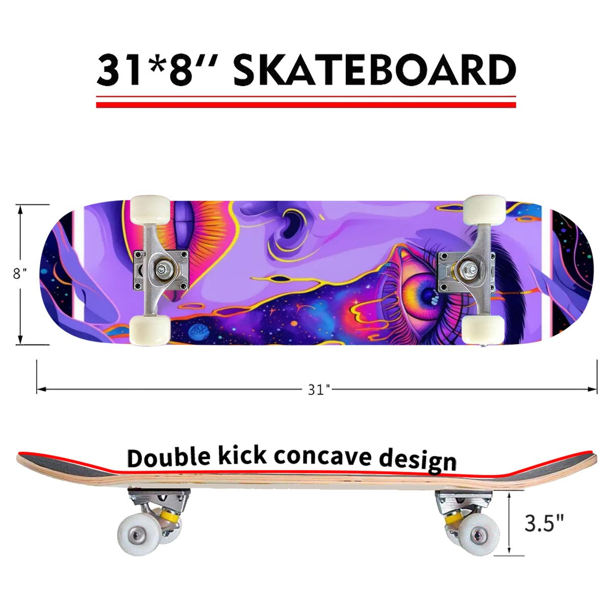 Complete Skateboard (Made in USA)
