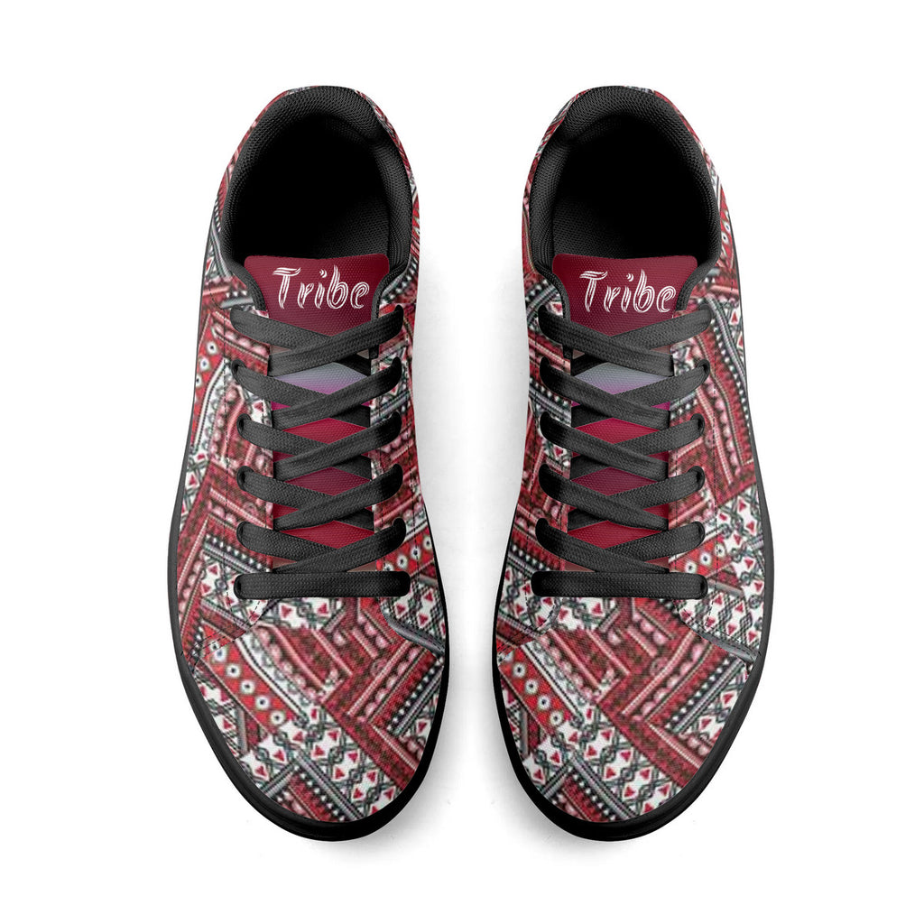 Copy of Tribe Red Canvas Shoes Comfortable Walking Sneakers