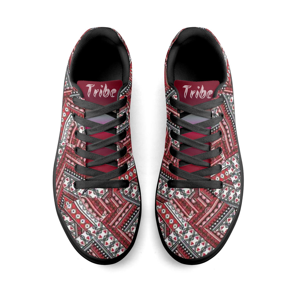 Copy of Tribe Red Canvas Shoes Comfortable Walking Sneakers
