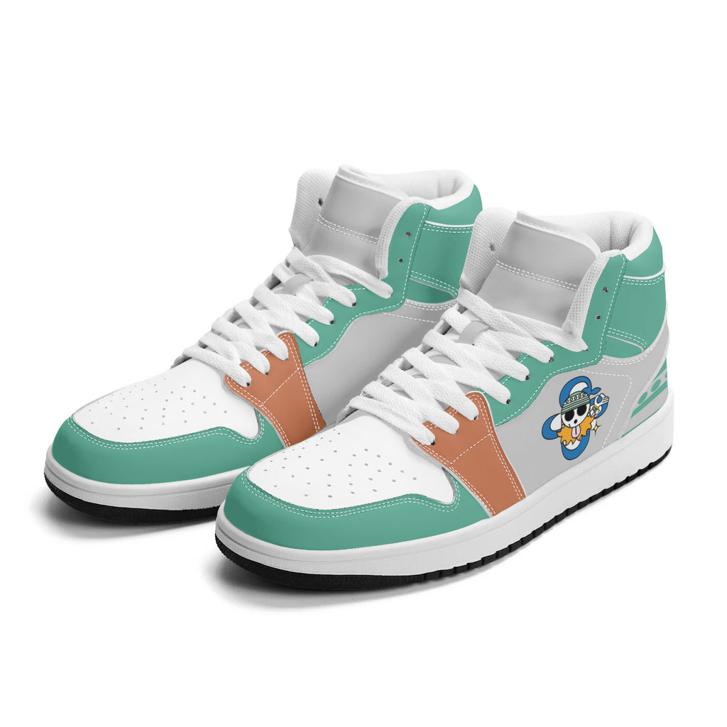 Unisex New Synthetic Leather High Top Sneakers