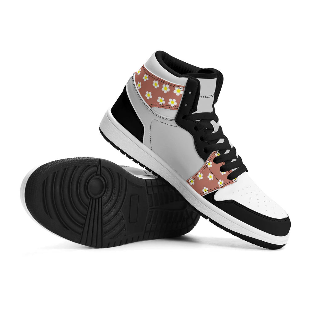 Unisex New Synthetic Leather High Top Sneakers