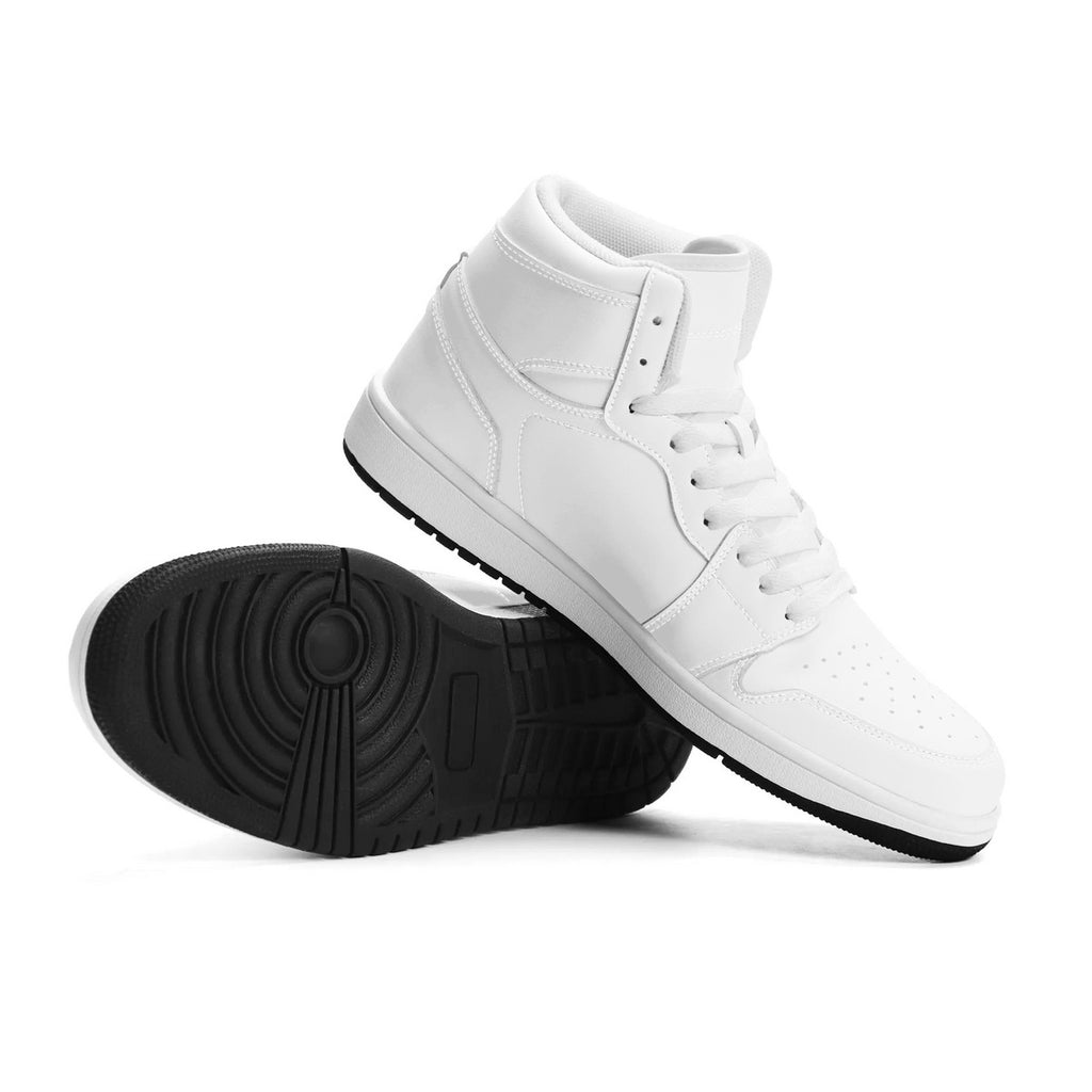 Unisex New Synthetic Leather High Top Sneakers