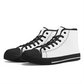 FWS High-Top Canvas Shoes With Customized Tongue - Black