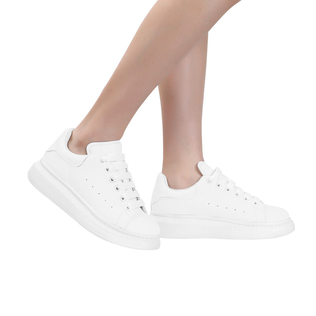 D69 Heighten Low Top Shoes - White