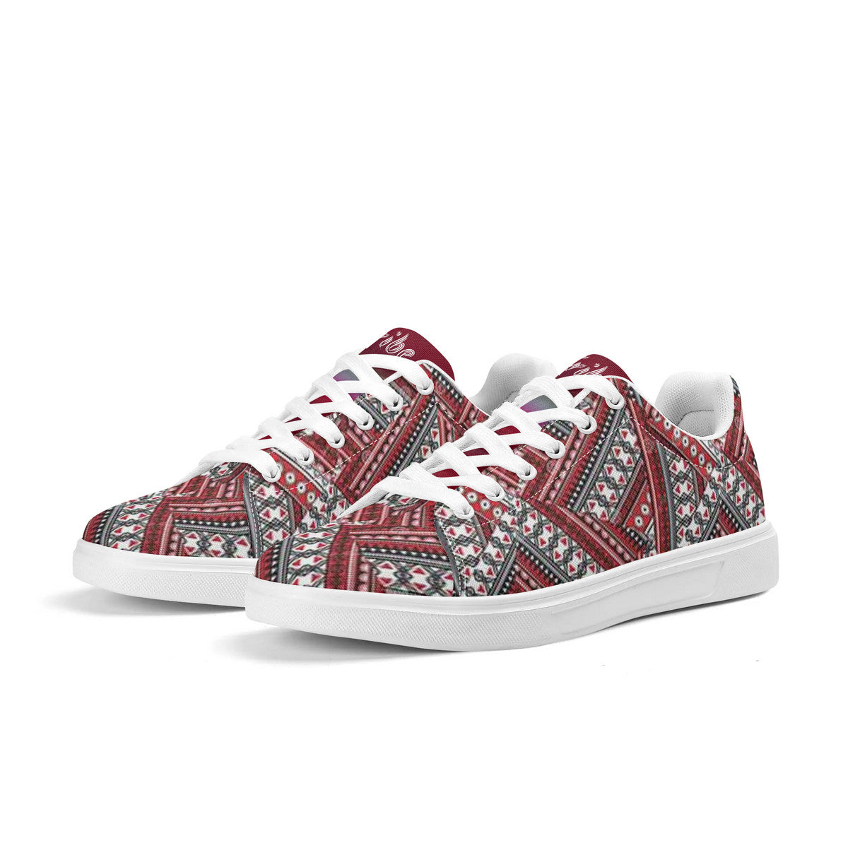 Copy of Tribe Red Canvas Shoes Comfortable Walking Sneakers