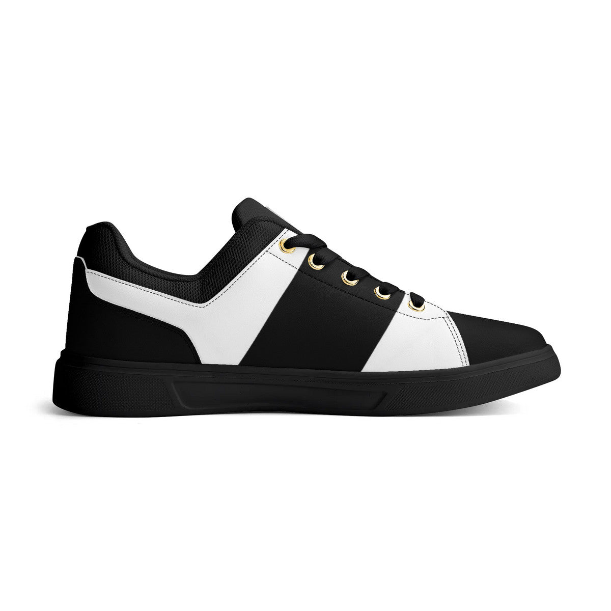 of Chill City tribe black Adult Low-Top Premium Synthetic Leather Shoes