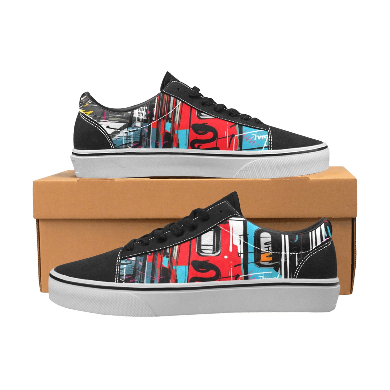 Men's Lace-Up Canvas Shoes (Model E001-2)