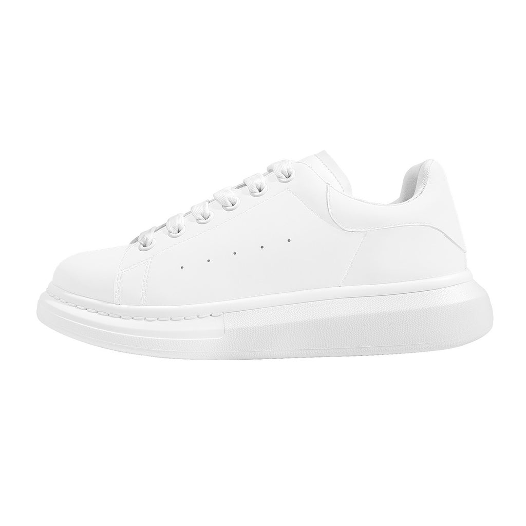 D69 Heighten Low Top Shoes - White
