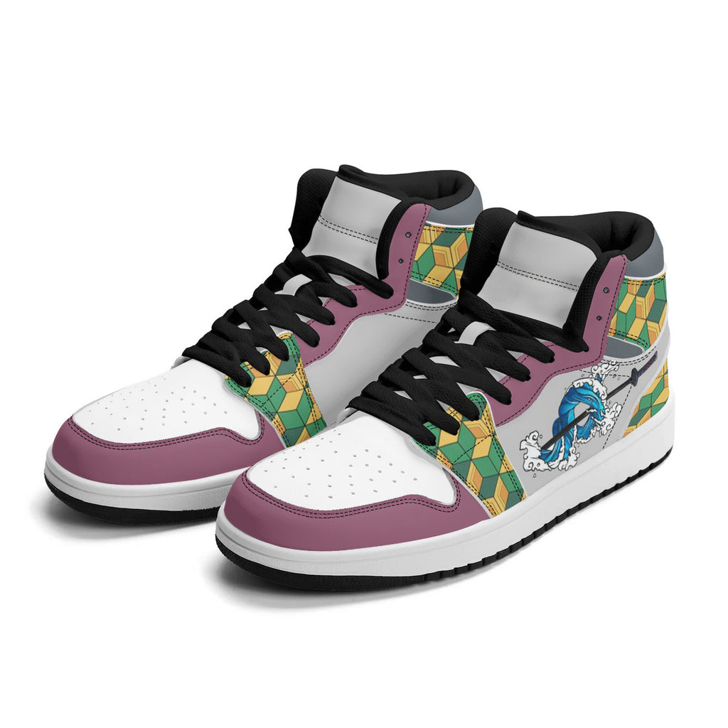 Unisex New Synthetic Leather High Top Sneakers