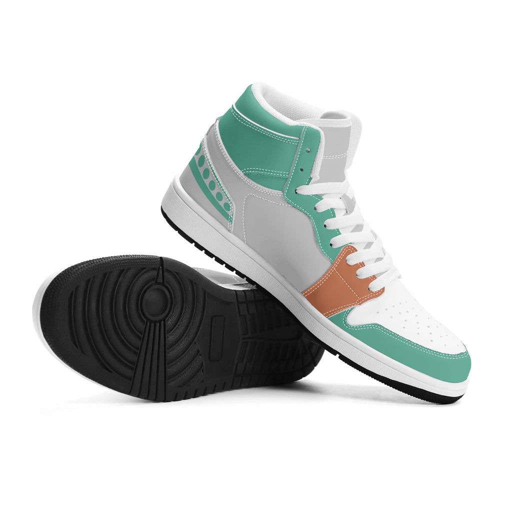Unisex New Synthetic Leather High Top Sneakers