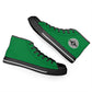 Copy of Fearless Pioneer High-Top Canvas Shoes With Customized Tongue - Black