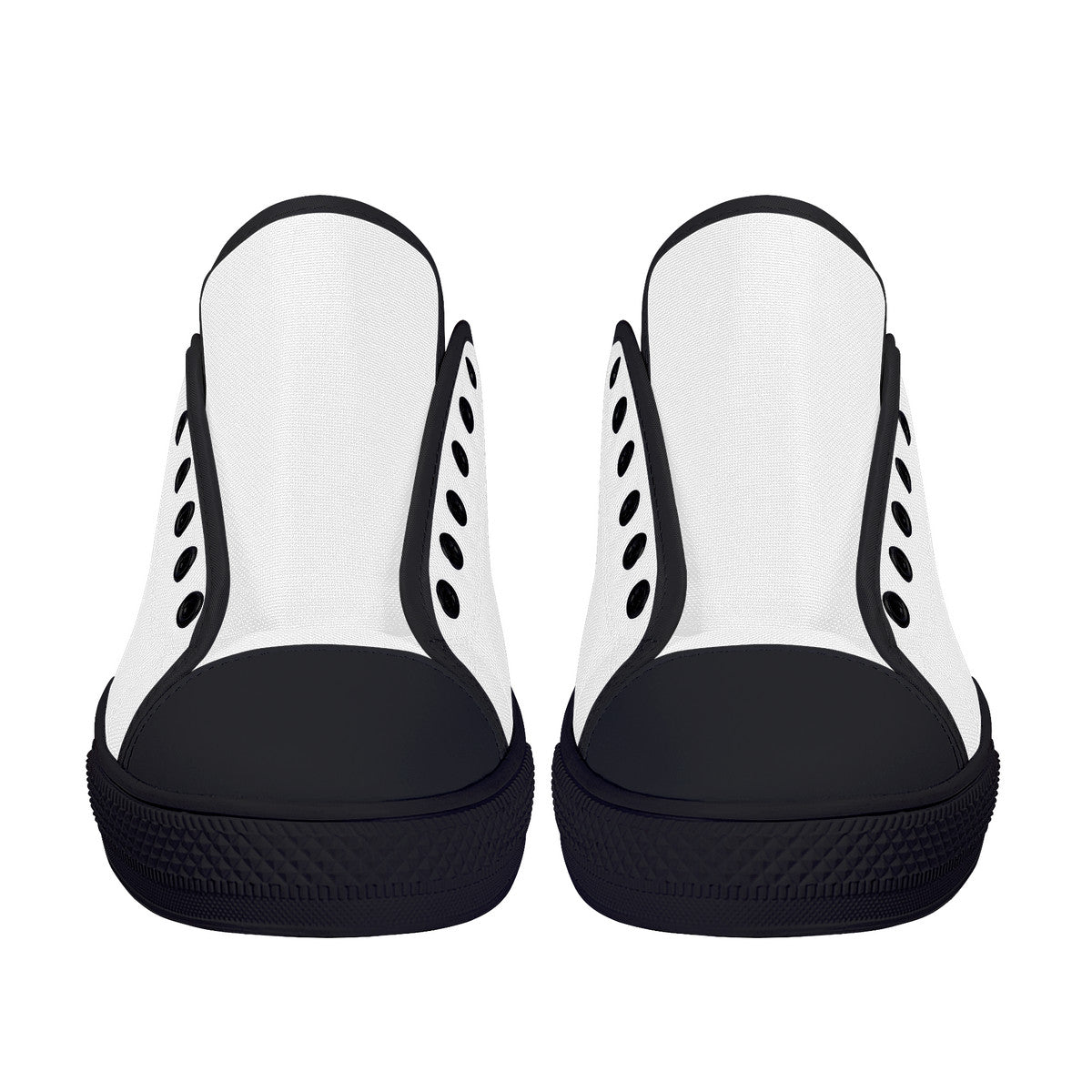 FXS Low-Top Canvas Shoes With Customized Tongue - Black