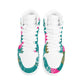 Spring High Top Synthetic Leather Sneaker