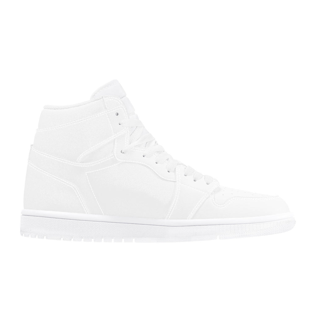 D17 High Top Synthetic Leather Sneaker