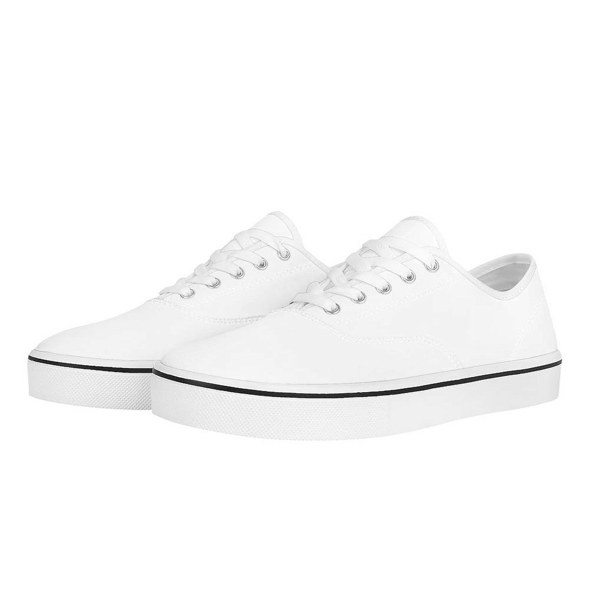 D3S Skate Shoes With Customized Tongue - White
