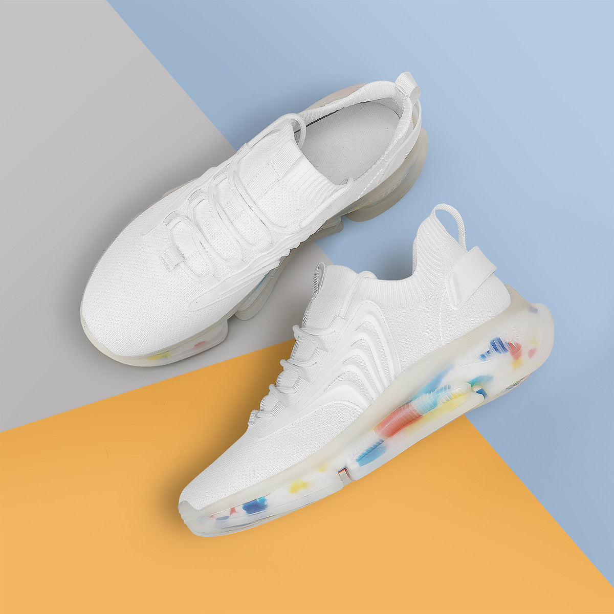 SF_S35 Air Max React Sneakers - White
