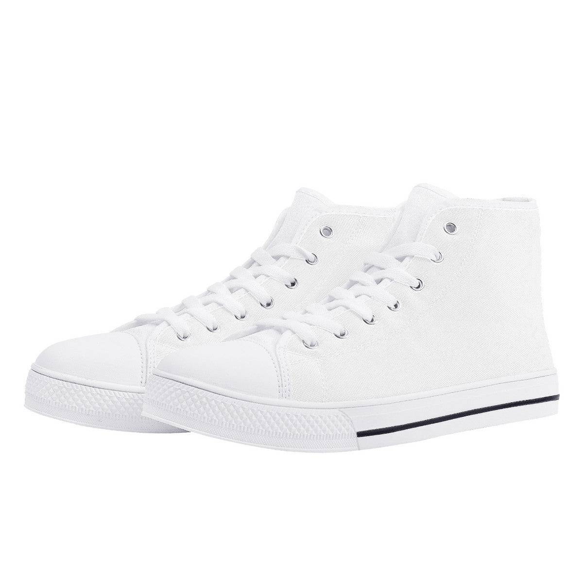 D25 High-Top Canvas Shoes - White