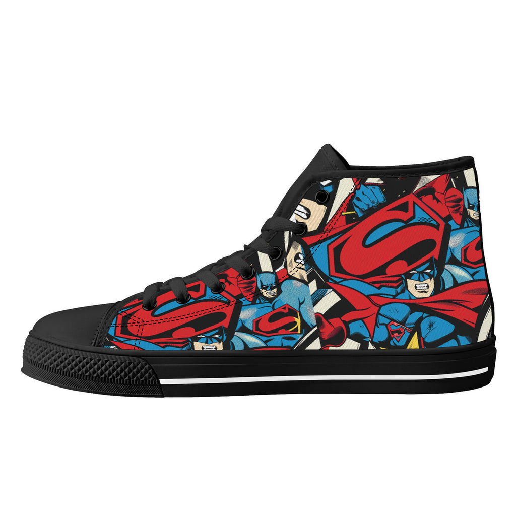 Copy of D25 High-Top Canvas Shoes - Black