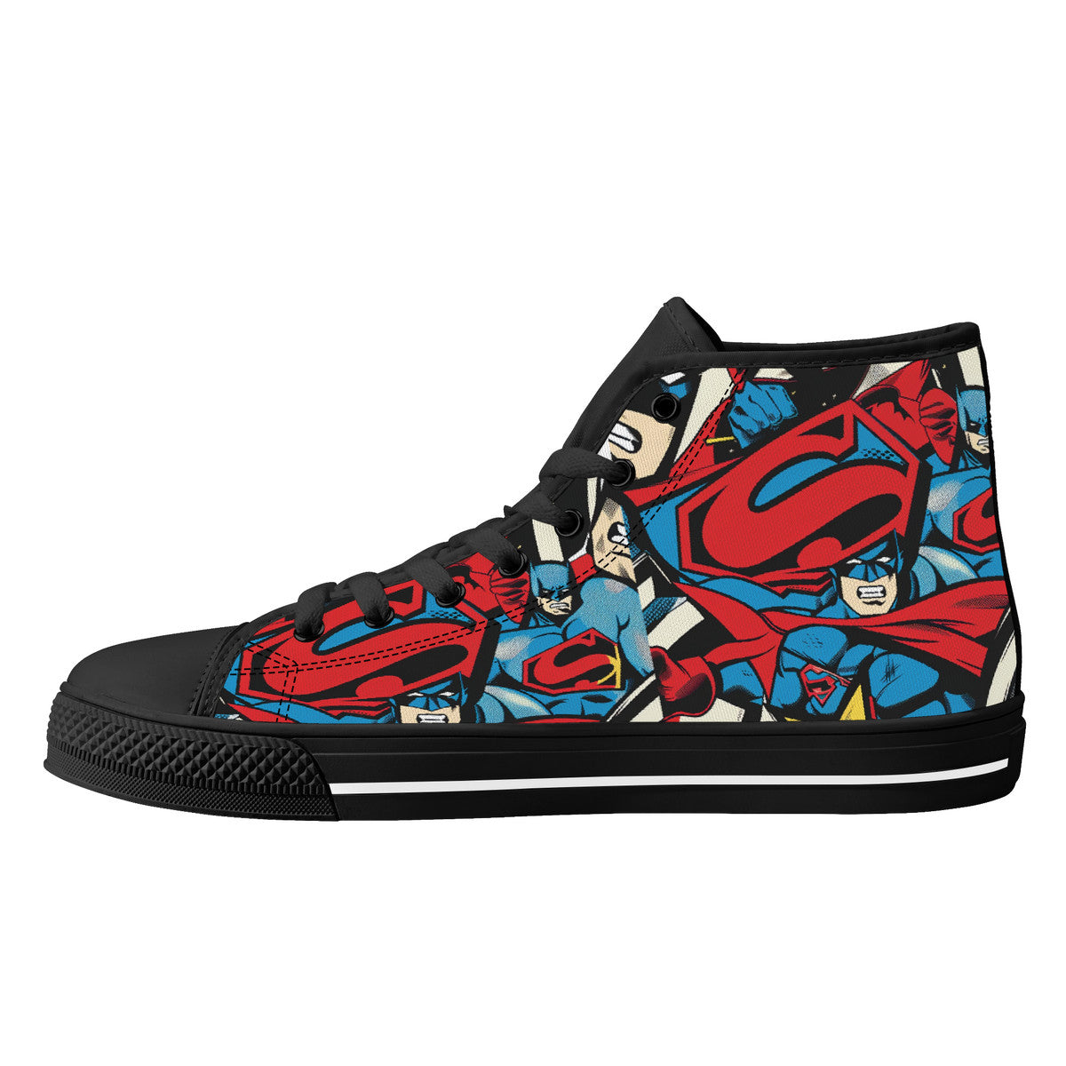 Copy of D25 High-Top Canvas Shoes - Black