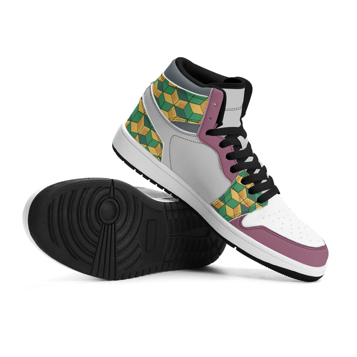 Unisex New Synthetic Leather High Top Sneakers