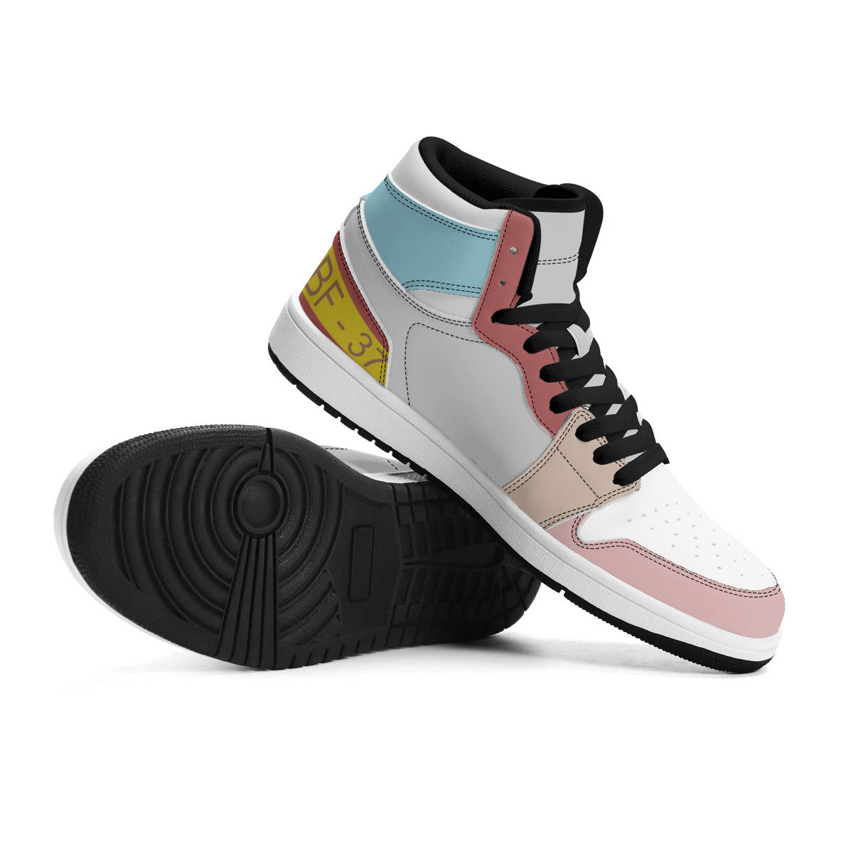 Unisex New Synthetic Leather High Top Sneakers