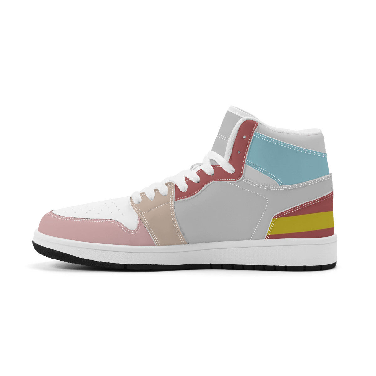 Unisex New Synthetic Leather High Top Sneakers