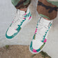Spring High Top Synthetic Leather Sneaker