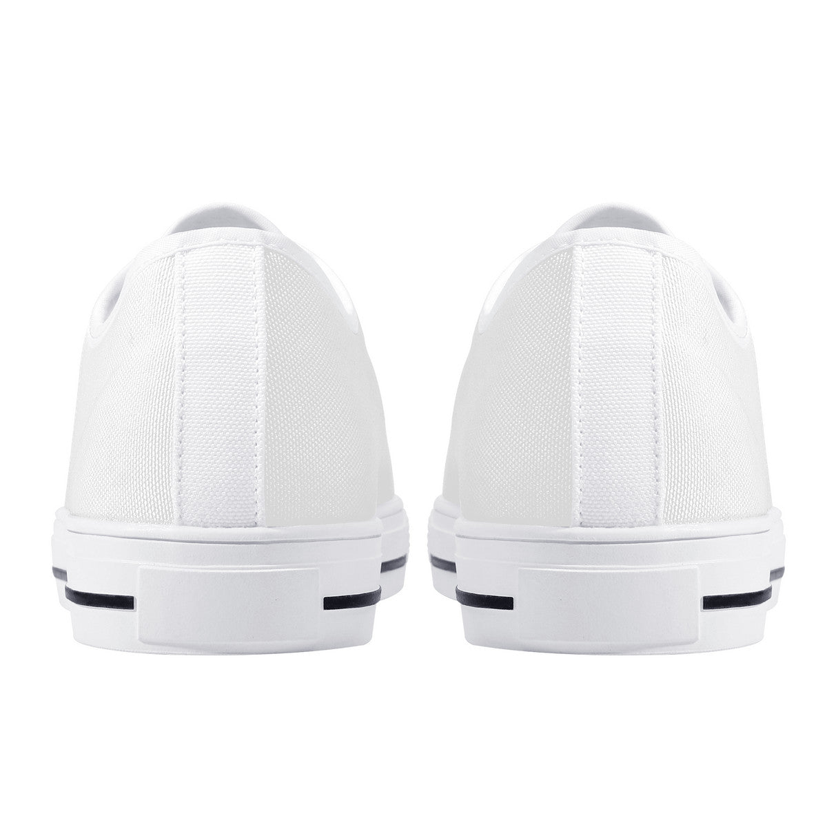 D24 Rubber Outsoles Low-Top Canvas Shoes - White
