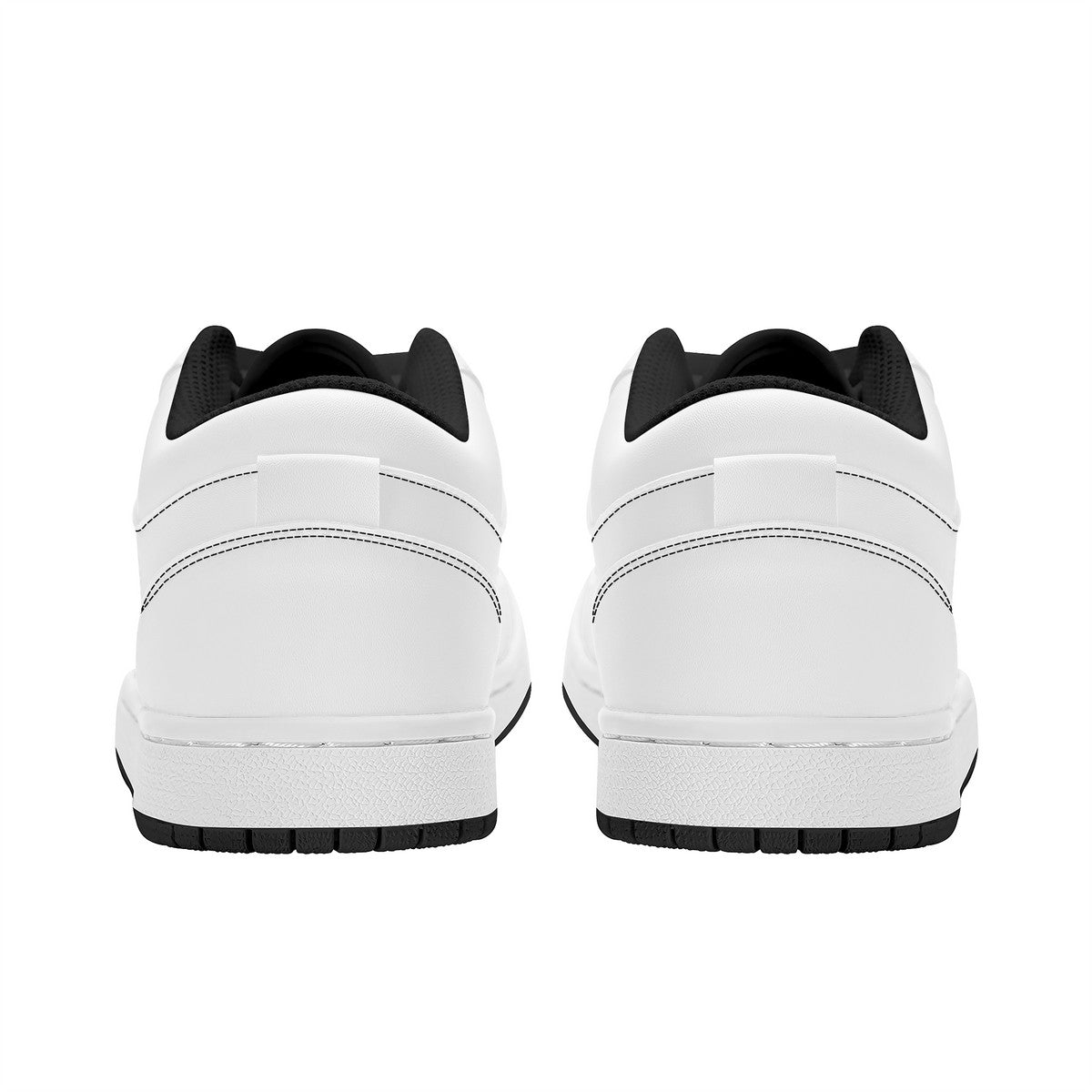 SF_S40 Unisex Low Top Skateboard Sneakers - Black