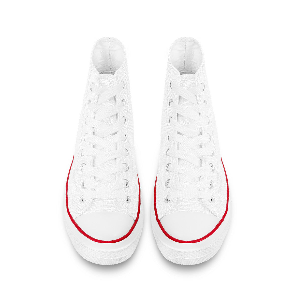 D70 High Top Canvas Shoes - White
