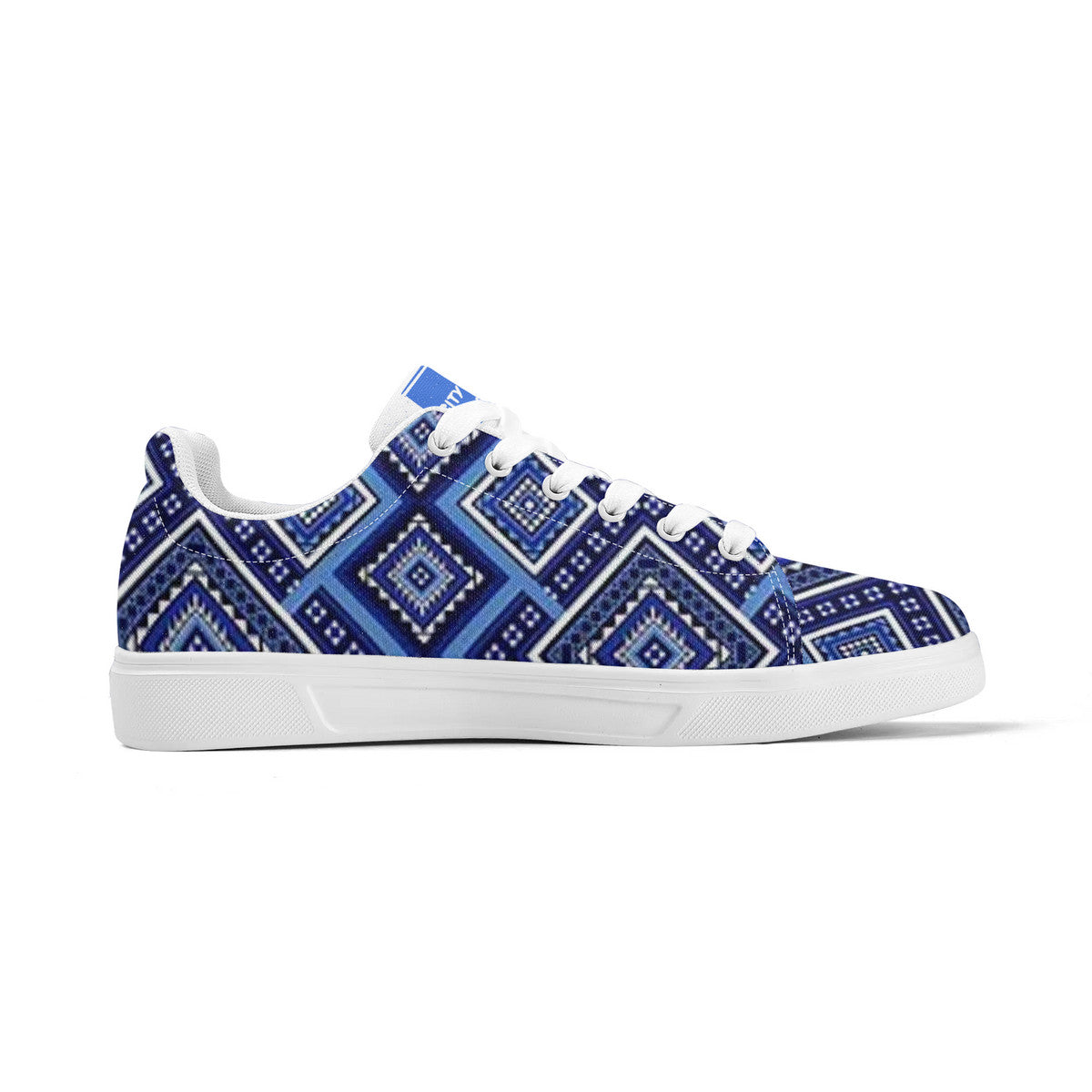 Copy of Tribal Blue  Canvas Shoes Comfortable Walking Sneakers