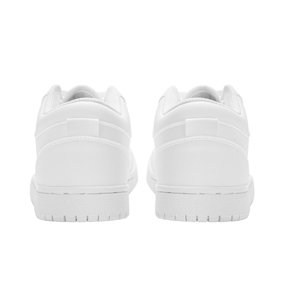 SF_S40 Unisex Low Top Skateboard Sneakers - White