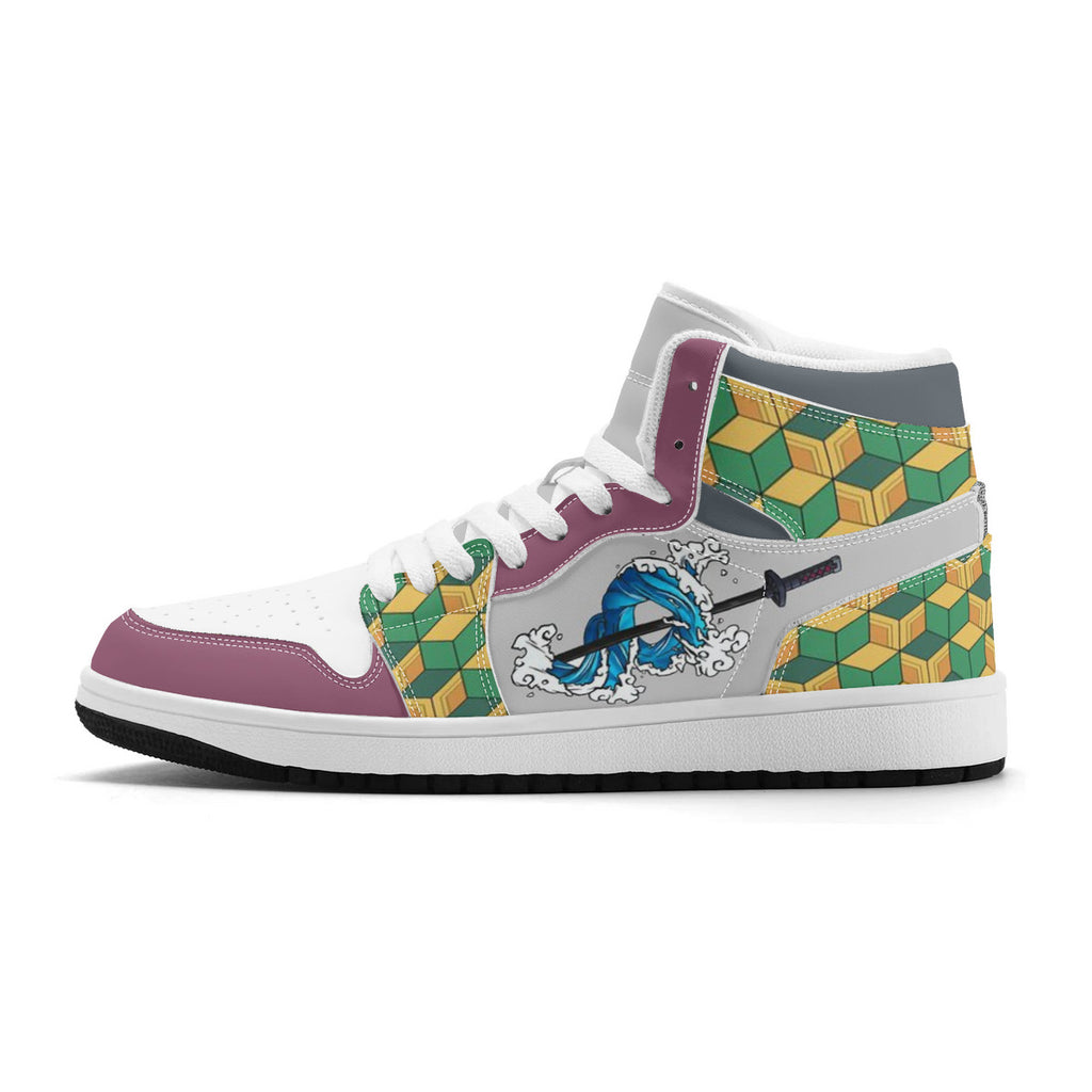 Unisex New Synthetic Leather High Top Sneakers