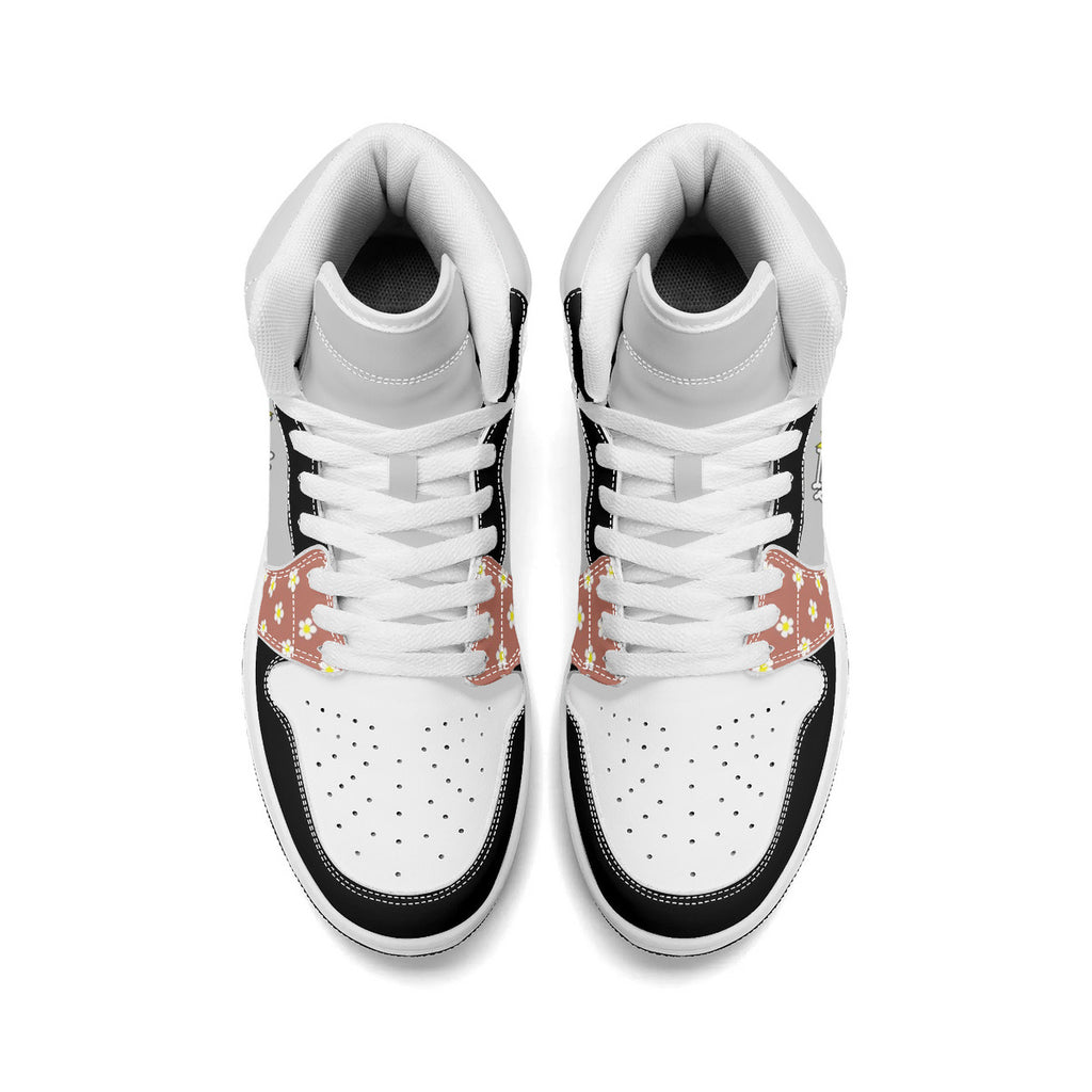 Unisex New Synthetic Leather High Top Sneakers