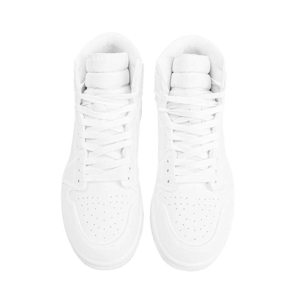 D17 High Top Synthetic Leather Sneaker