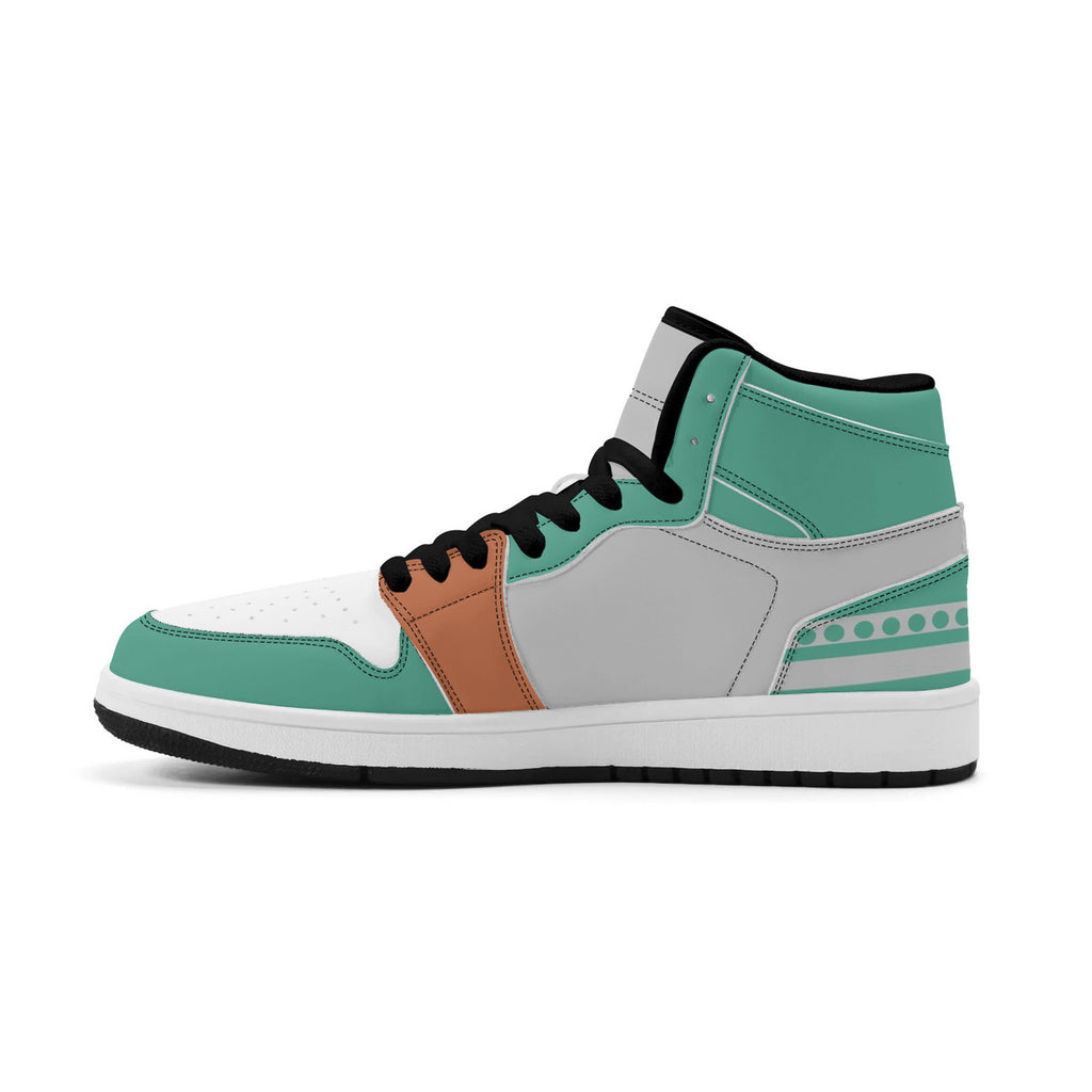 Unisex New Synthetic Leather High Top Sneakers