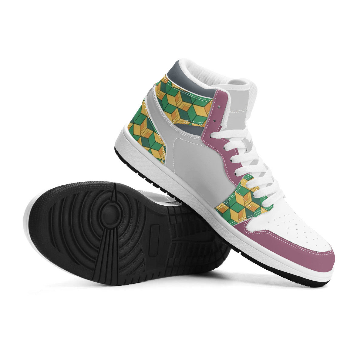 Unisex New Synthetic Leather High Top Sneakers