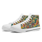 Copy of FWS High-Top Canvas Shoes With Customized Tongue - White