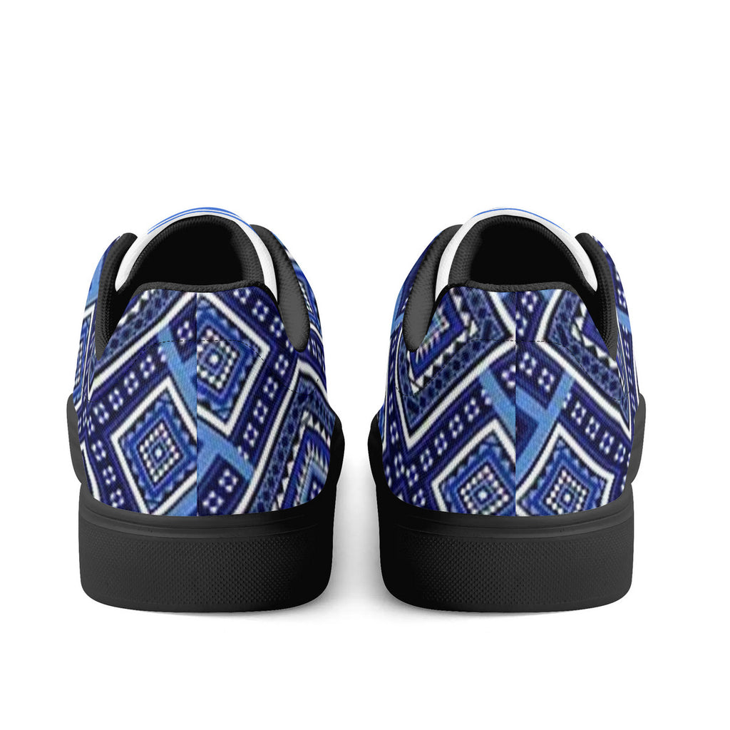 Copy of Tribal Blue  Canvas Shoes Comfortable Walking Sneakers