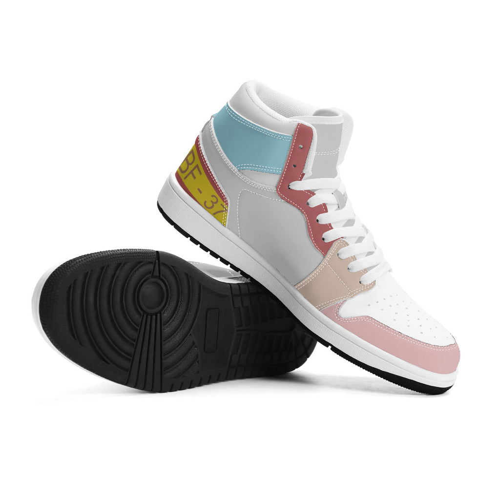 Unisex New Synthetic Leather High Top Sneakers