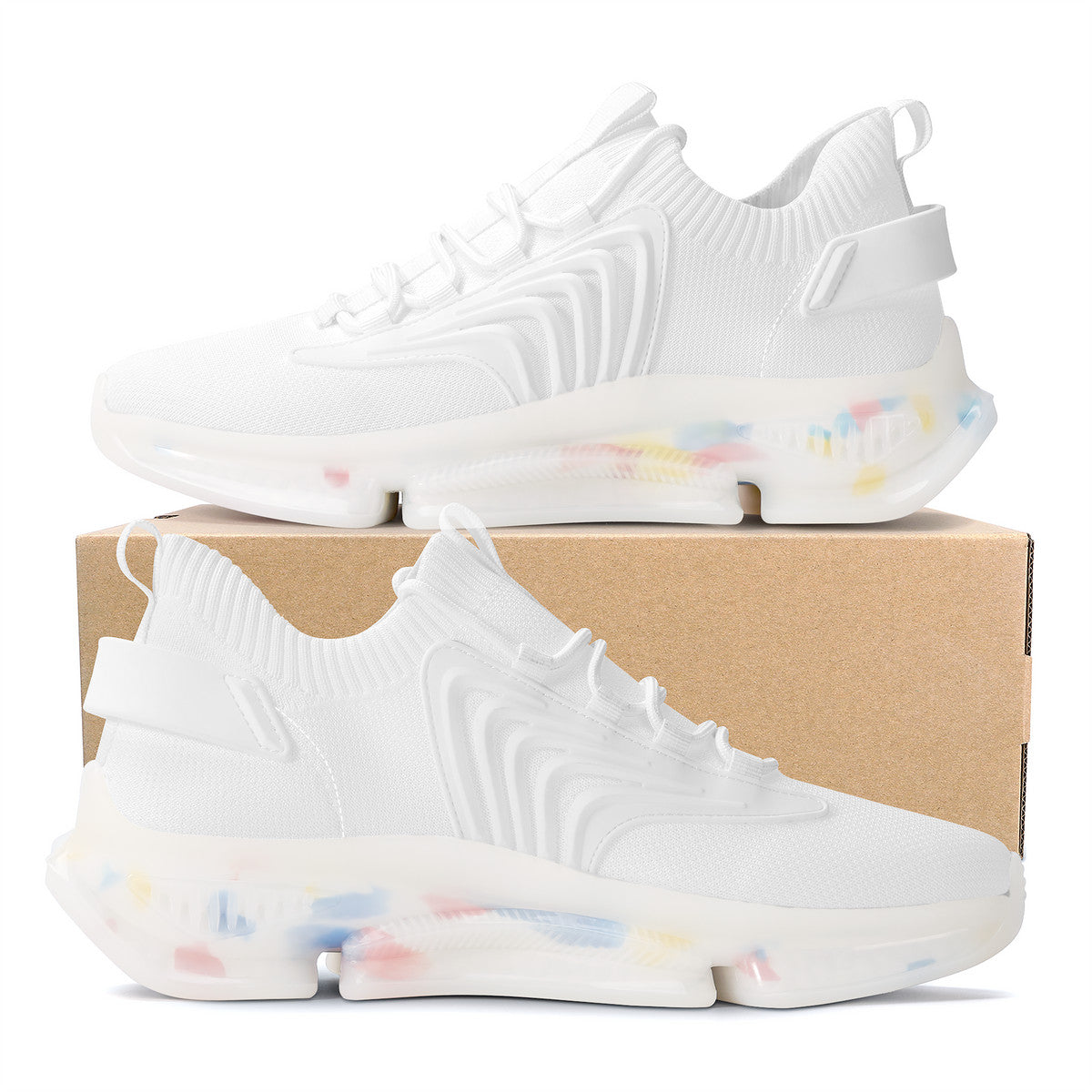 SF_S35 Air Max React Sneakers - White